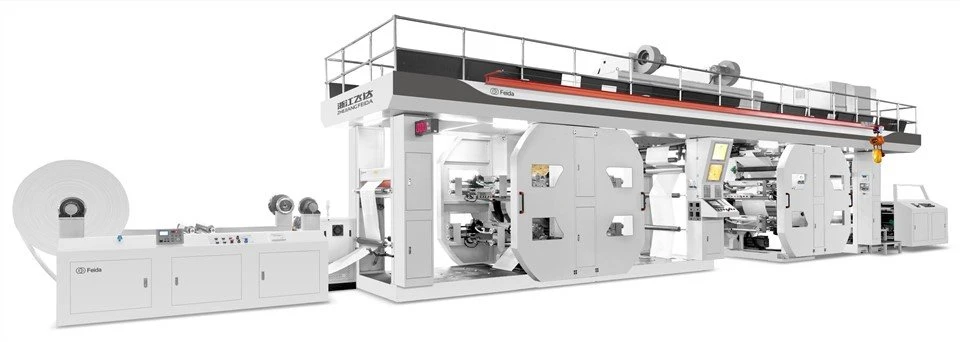 Plastfilm trykmaskine