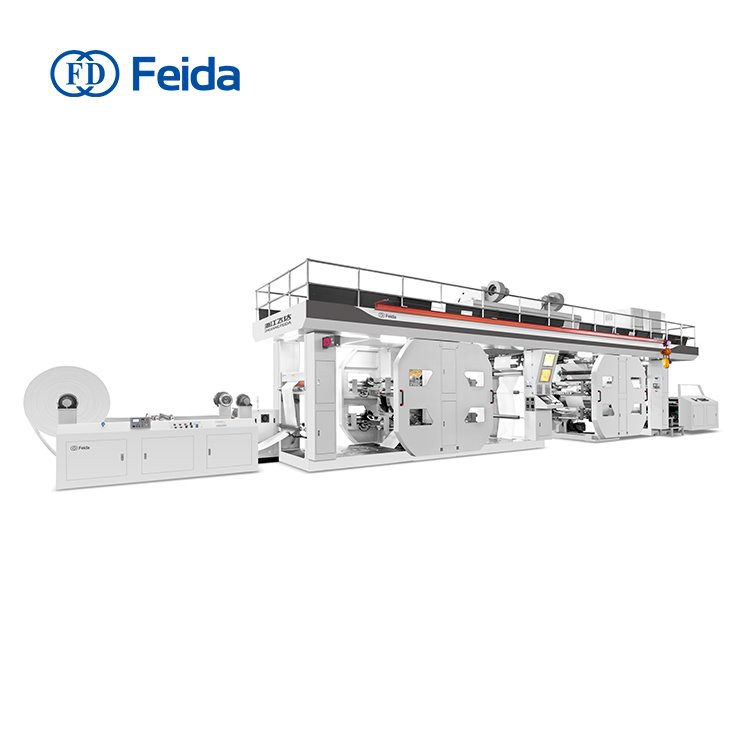 Vævet posetrykmaskine